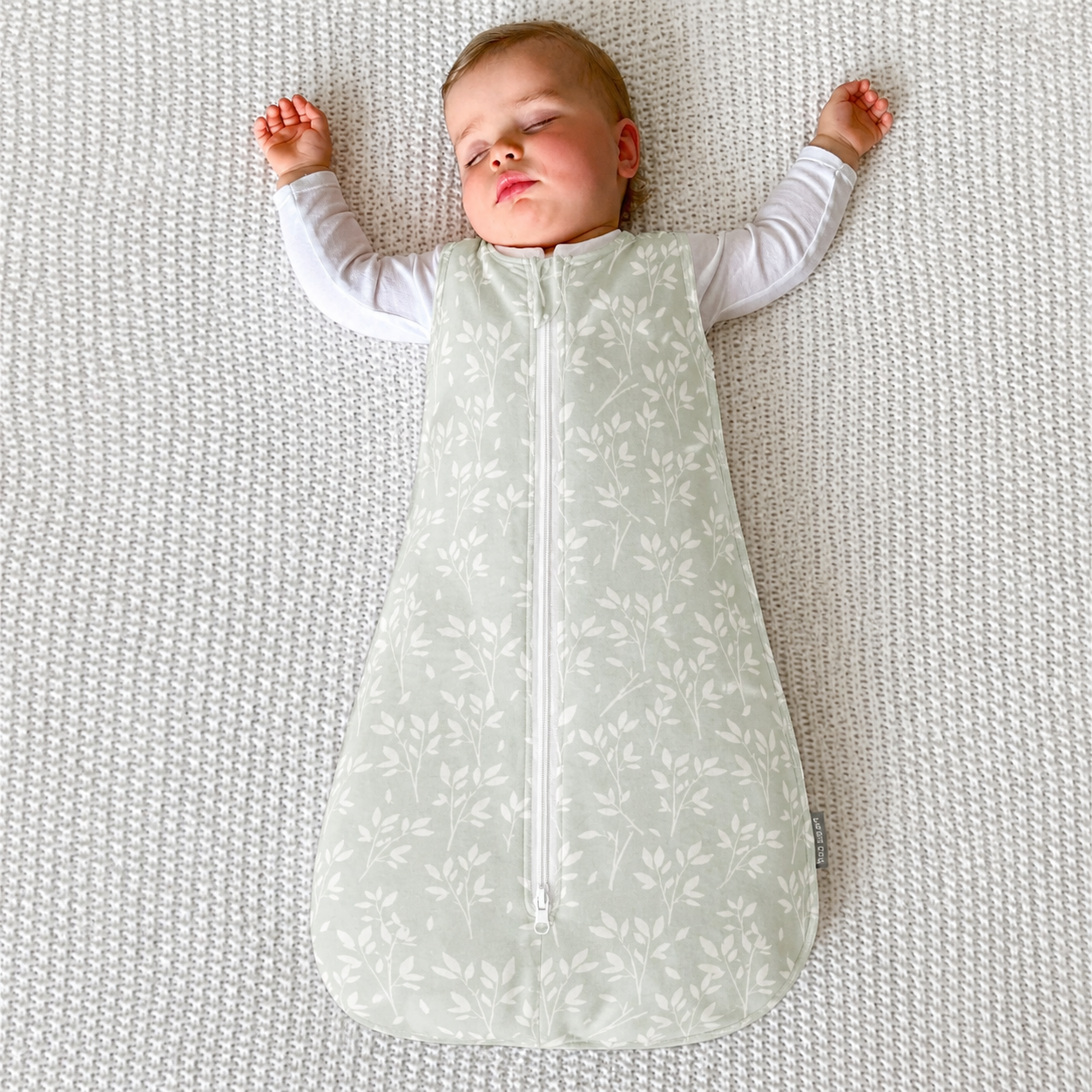 Baby Sleeping Bag Newborn Baby Swaddle Sleeveless Sleep Sack Summer Thin 100% Cotton Soft 2-Ways Zipper Diaper Changing Bag
