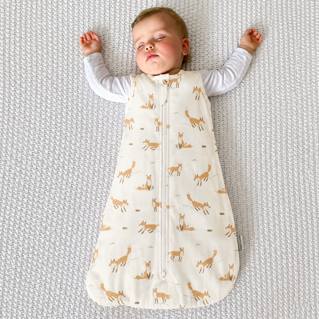 Baby Sleeping Bag Newborn Baby Swaddle Sleeveless Sleep Sack Summer Thin 100% Cotton Soft 2-Ways Zipper Diaper Changing Bag